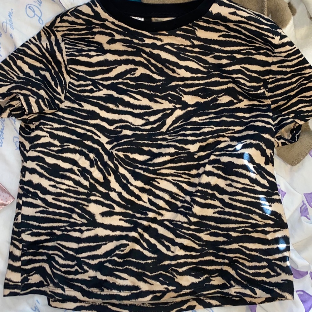 Zebra print t-shirt